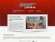 Tablet Screenshot of cerrajero-sevilla-urgente.com